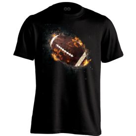 Zeppelin amerikai focis férfi póló (fekete)