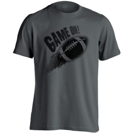 GameOn amerikai focis férfi póló (szénszürke)
