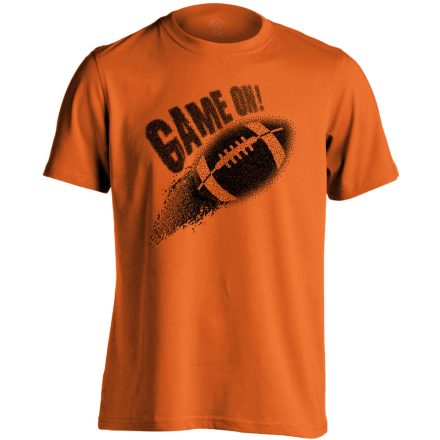GameOn amerikai focis férfi póló (narancssárga)