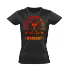 Raise your body body building női póló (fekete)