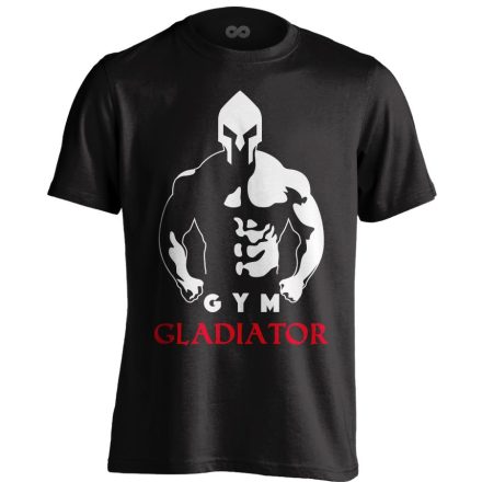 Gym Gladiator body building póló (fekete)