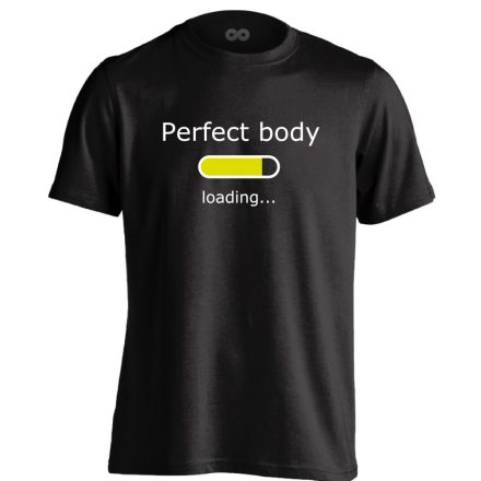 Perfect Body Loading crossfit férfi póló (fekete)