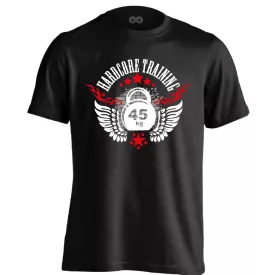 Hardcore Training crossfit férfi póló (fekete)