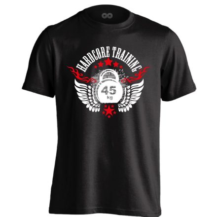 Hardcore Training crossfit férfi póló (fekete)