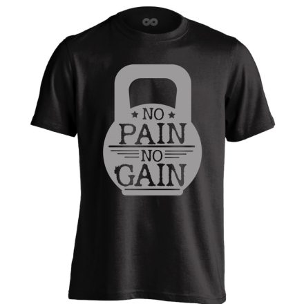 No Pain No Gain crossfit férfi póló (fekete)