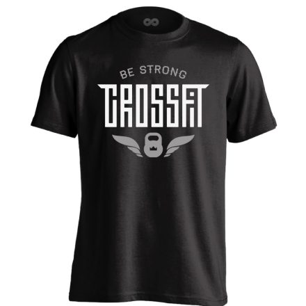 Be Strong crossfit férfi póló (fekete)