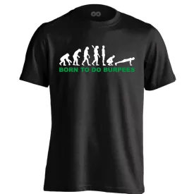 Born to Burpees crossfit férfi póló (fekete)