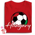 Hungaryball focis női póló (piros)