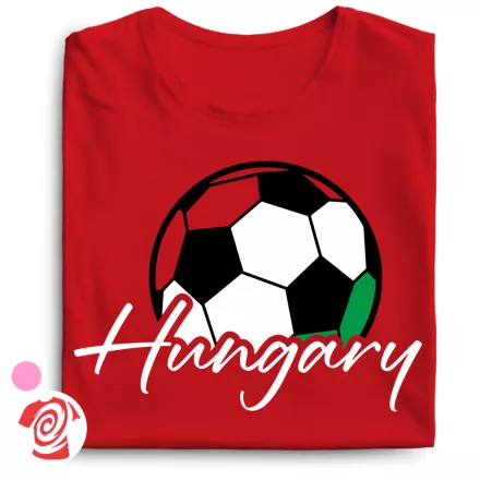 Hungaryball focis női póló (piros)