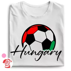 Hungaryball focis női póló (fehér)