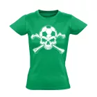 Skull FC focis női póló (zöld)