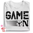 Game on focis női póló (fehér)