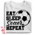 Soccer all day focis női póló (fehér)