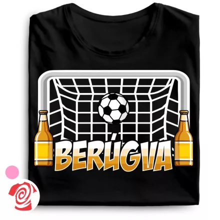 Berúgva focis női póló (fekete)