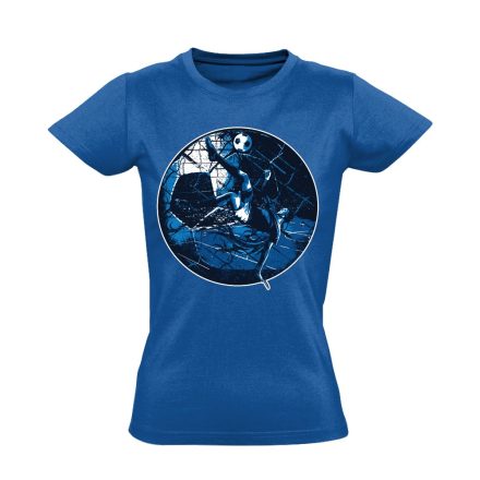KapásbólGól focis női póló (kék)