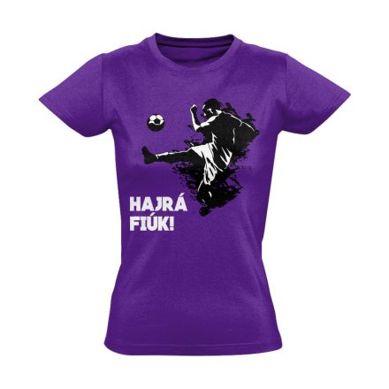 HajráFiúk focis női póló (lila)