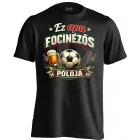 Apu focinézős pólója focis férfi póló (fekete)