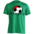Hungaryball focis férfi póló (zöld)