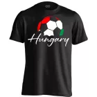 Hungaryball focis férfi póló (fekete)