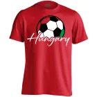 Hungaryball focis férfi póló (piros)