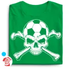 Skull FC focis férfi póló (zöld)
