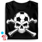 Skull FC focis férfi póló (fekete)