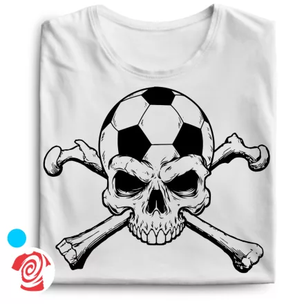 Skull FC focis férfi póló (fehér)