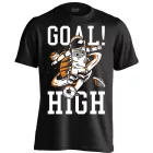 Goal high focis férfi póló (fekete)