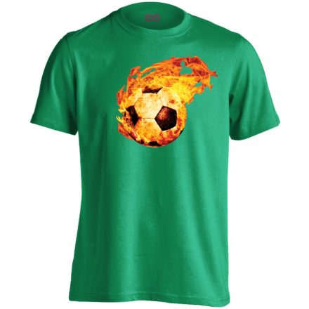 TűzGolyó focis férfi póló (zöld)
