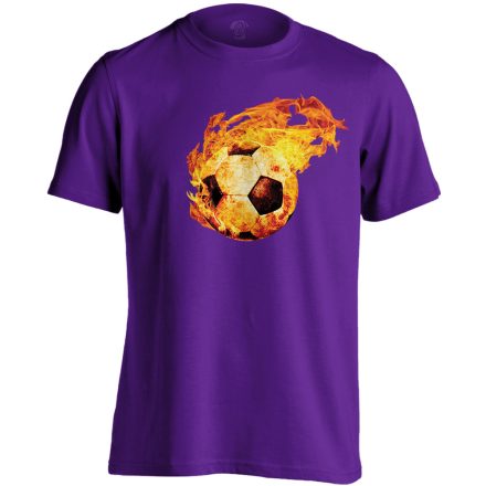 TűzGolyó focis férfi póló (lila)