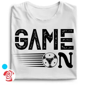 Game on focis férfi póló (fehér)