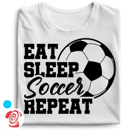 Soccer all day focis férfi póló (fehér)