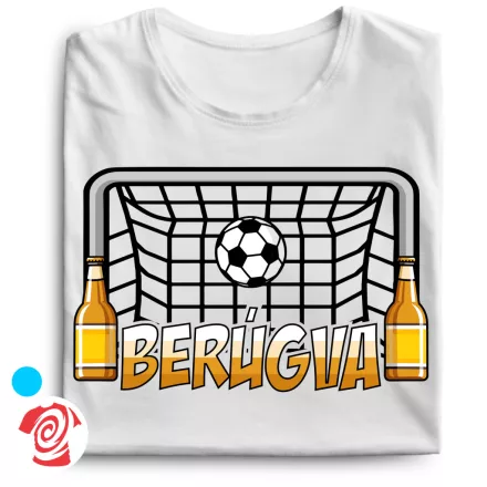 Berúgva focis férfi póló (fehér)