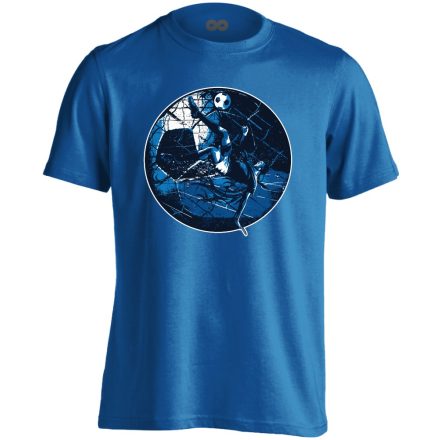 KapásbólGól focis férfi póló (kék)