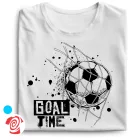 Goal time focis férfi póló (fehér)