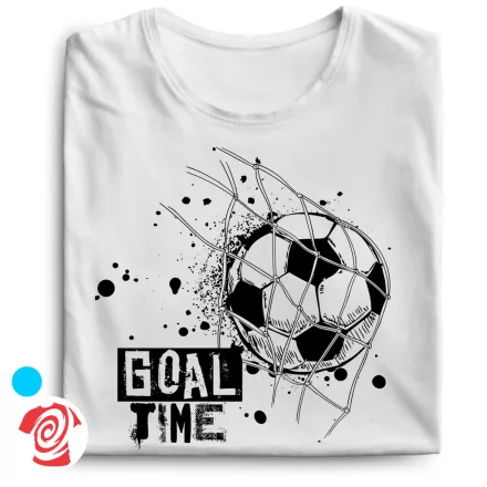 Goal time focis férfi póló (fehér)