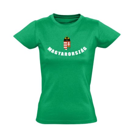 Íves Magyarország női póló (zöld)