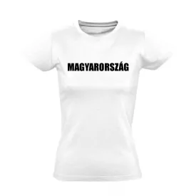 Magyarország női póló (fehér)