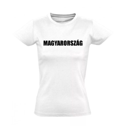 Magyarország női póló (fehér)