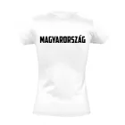 Hajrá magyarok! női póló (fehér)