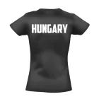 Magyarország, szeretlek! női póló (fekete)