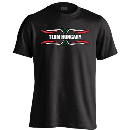 Team Hungary férfi póló (fekete)