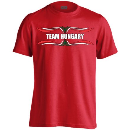 Team Hungary férfi póló (piros)