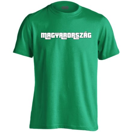 Thug life Hungary férfi póló (zöld)