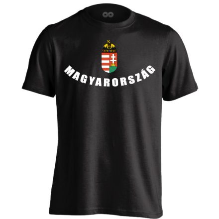 Íves Magyarország férfi póló (fekete)