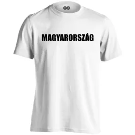 Magyarország férfi póló (fehér)