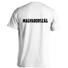 Hajrá magyarok! férfi póló (fehér)