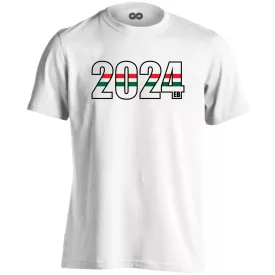Magyar '24 szurkolói férfi póló (fehér)