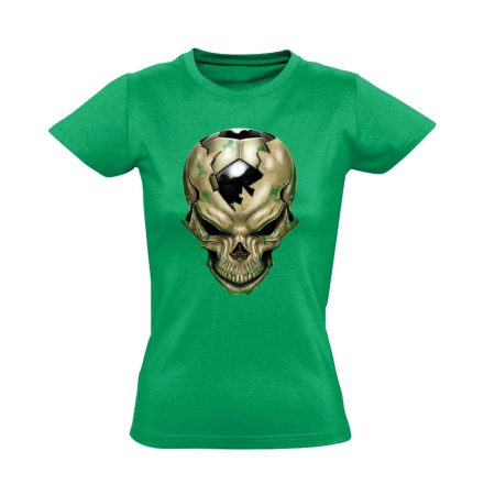 LabdaSkalp BMTE szurkoló női póló (zöld)