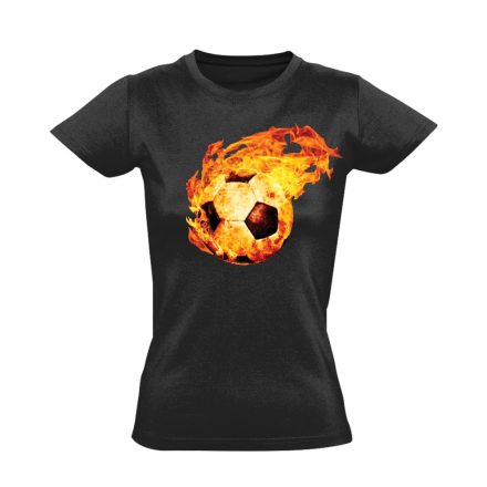 TűzGolyó BMTE szurkoló női póló (fekete)